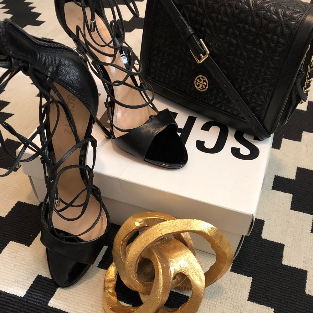 🌸Brand New🌸 SCHUTZ Lace- Up Heel Sandal